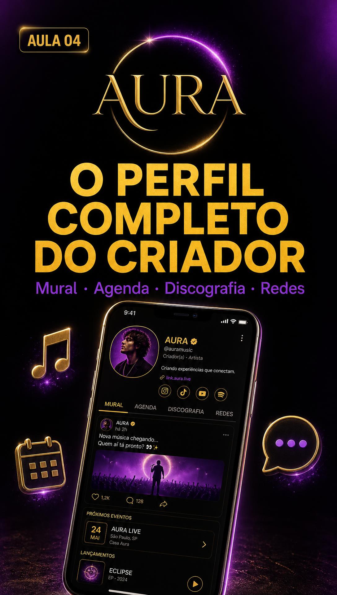 Capa da aula: 4. O perfil completo do criador