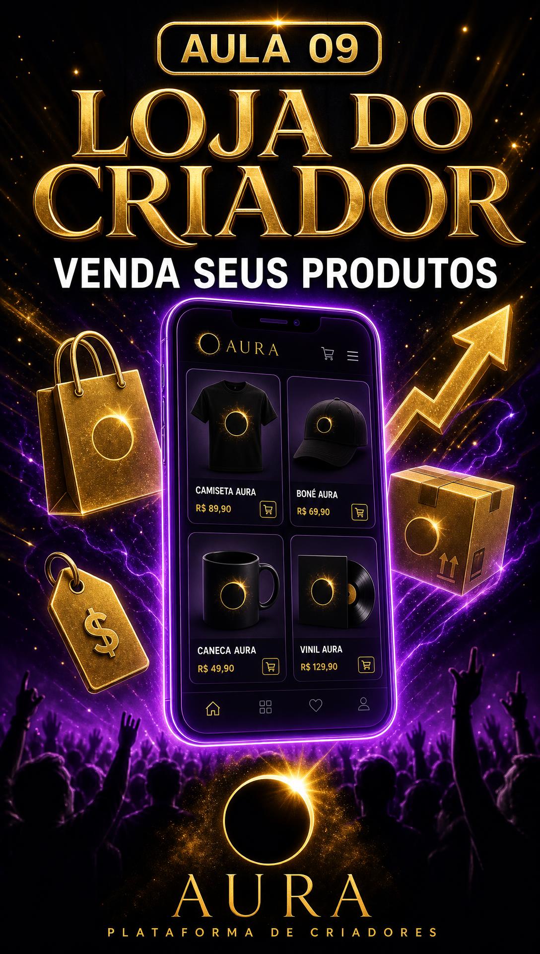 Capa da aula: 9. Loja do Criador: venda seus produtos